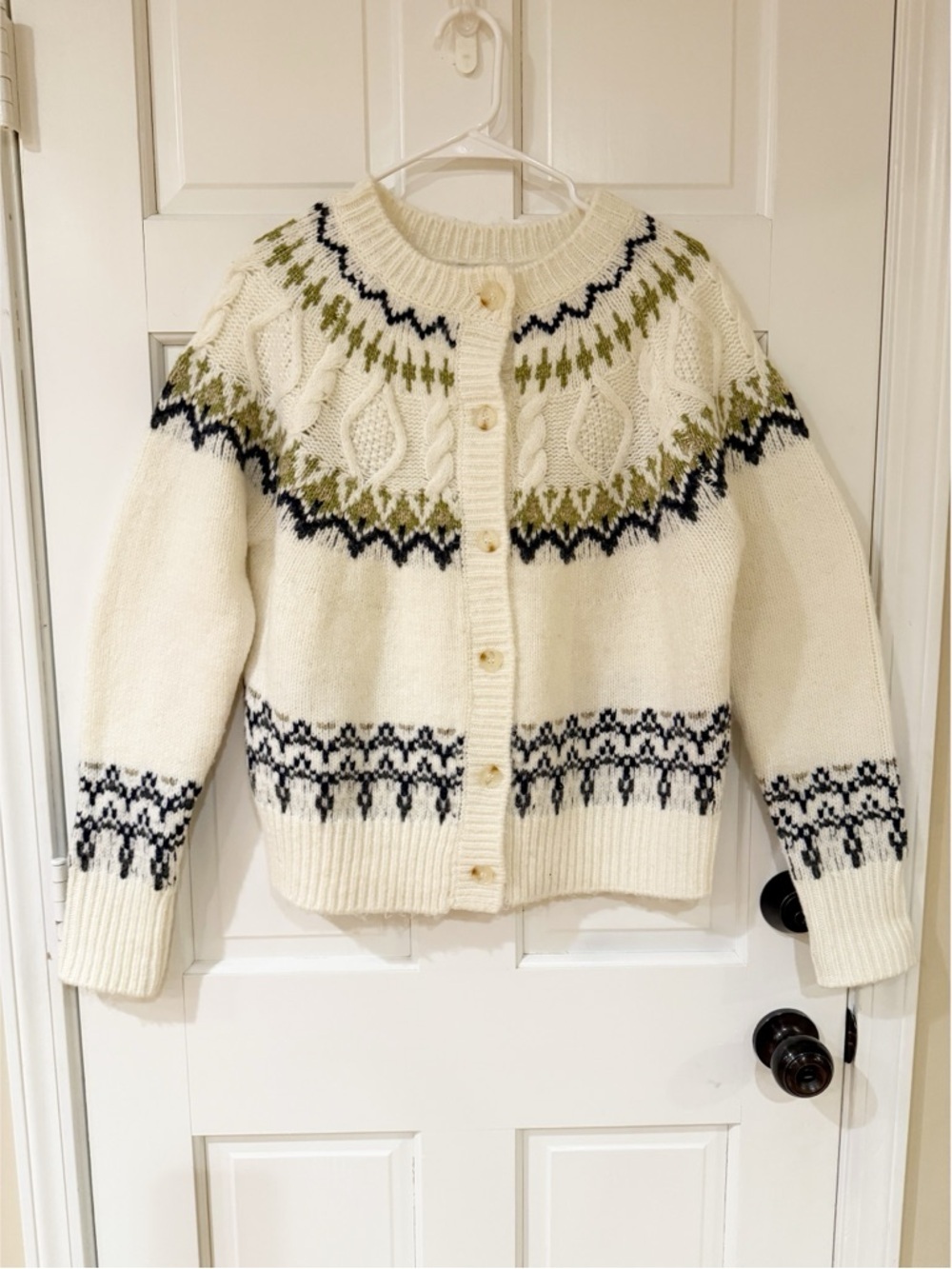Fifteen Twenty Astrid Fair Isle Cardigan M - Picture 7 of 14